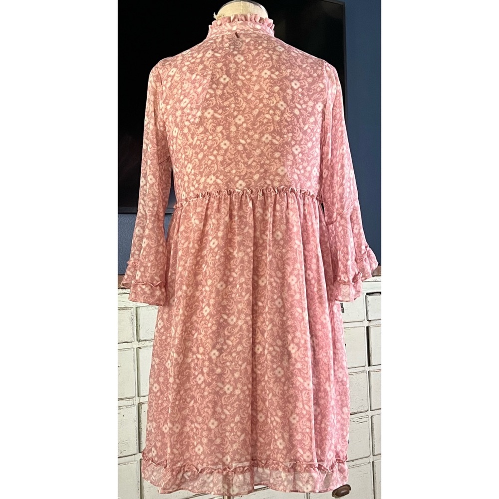 Misa Los Angeles Pink Floral Dress XS - Picture 7 of 9